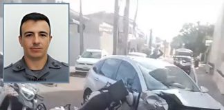 Policial Militar da Rocam morre ao atingir carro durante perseguição