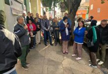 Servidores estaduais fazem protesto por falta de atentimento do Iamspe em Presidente Prudente