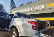 Polícia Rodoviária e Receita Federal prende caminhonete com mais de uma tonelada de maconha