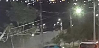 Motorista desvia de cachorro e atinge poste no João Domingos Neto