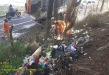 Margens da linha férrea em Prudente é limpa pela Prudenco Presidente Prudente - LIMPEZA DE ÁREA