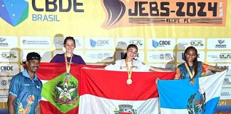 Atleta prudentina Júlia Isogai é campeã dos Jogos Brasileiros Escolares no Recife