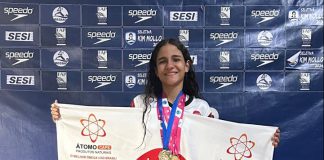 Nadadora Samara Medeiros conquista três medalhas de ouro em Torneio em Rio Preto