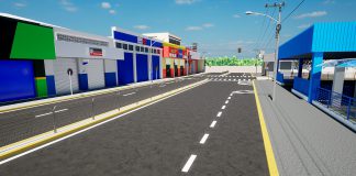 SEMOB vai colocar grades em avenida para evitar que pedestres atravessem em frente ao Bom Prato em Prudente