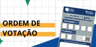 Eleitor pode levar “colinha” para a cabine de votação