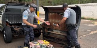 Polícia Rodoviária prende homem transportando 66 Kg de cocaína em Pirapozinho