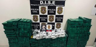 Ação conjunta da Polícia Civil de SP e MS prende traficantes transportando 974 Kg de entorpecentes