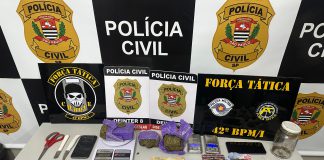 Polícia Civil prende dois homens em Santo Anastácio por tráfico