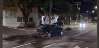 Motociclista de 37 anos morre em acidente na rotatória do Museu