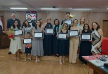 Sintrapp participa de homenagem da Câmara voltada a profissionais da Educação prudentina