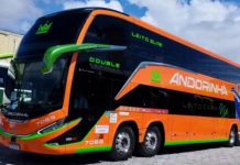 Andorinha fará desfile com 21 novos ônibus de dois andares