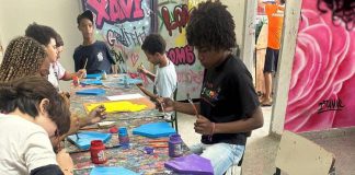 Alunos do Projeto Aquarela inauguram exposição no Matarazzo, orientados por Itamar Xavier