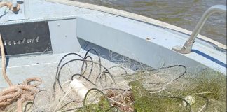 Rede de Pesca é apreendida pela Polícia Ambiental em Lago da UHE Capivara