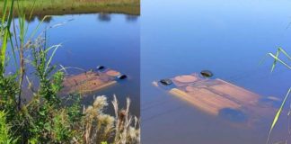 Carro de Piquerobi cai em açude e quatro da mesma família morrem