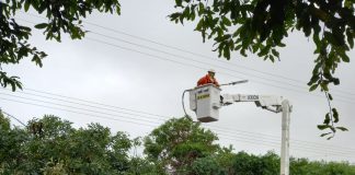 Ribeirão dos Índios recebe mutirão de melhorias na rede elétrica e orientações de segurança