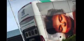 Ônibus atinge grade da rodoviária de Presidente Prudente