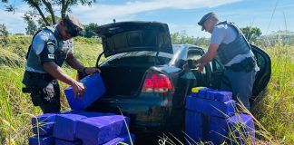 Polícia Rodoviária apreende 339 Kg de maconha em carro na rodovia Assis Chateaubriand