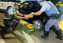 Polícia Rodoviária apreende 195 Kg de maconha em porta malas de carro