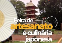 Praça das Cerejeiras terá 1º Feira de Artesanato e Culinária Japonesa, de 4 a 6 de abril