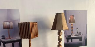 Cultura traz exposição de peças em madeira nobre como abajures e relógios