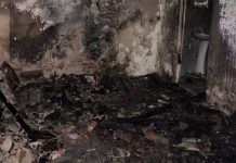 Casa incendiada é interditada pela Defesa Civil na Vila Formosa