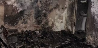 Casa incendiada é interditada pela Defesa Civil na Vila Formosa