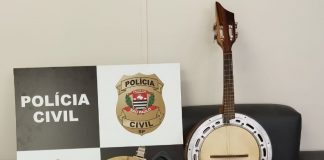 Polícia Civil recupera banjo furtado que seria vendido em grupo de Facebook em Presidente Prudente