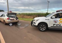 Polícia Rodoviária apreende carro transportando 200 perfumes importados sem nota fiscal em Santa Mercedes