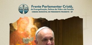 Frente Parlamentar Cristã manifesta pesar pelo falecimento do Papa Francisco