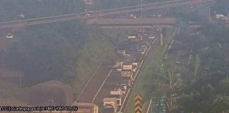 Engavetamento na rodovia Raposo Tavares deixa uma pessoa ferida em Presidente Prudente