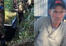 IMAGENS IMPACTANTES: Partes do corpo de caseiro morto por onça em MS é encontrado