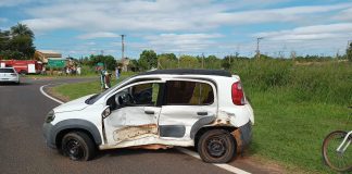 Acidente deixa bebê e outros cinco feridos em trevo de Martinópolis