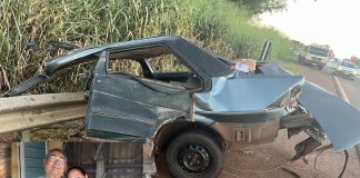 Casal vítima de colisão entre carro e carreta perto de Prudente é sepultado em Rinópolis