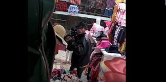 Câmera registra furto em loja infantil na avenida Brasil e bandido está foragido