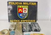 “Velho conhecido” da polícia é preso com 3,2 Kg de drogas no Humberto Salvador