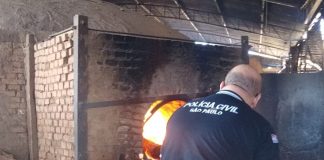 Polícia Civil realiza incineração de drogas apreendidas em Junqueirópolis
