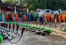 Prudenco amplia estrutura com máquinas profissionais para manutenção da cidade