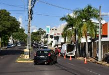Semob prepara vias para conversões na avenida Washington Luiz