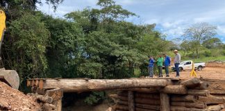 Reconstrução da Ponte do Bambuzinho chega a 80% de conclusão