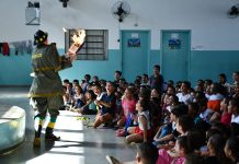 Semob promove ação na EM Vilma Alvarez e “Maio Amarelo e Suas Tribos” neste fim de semana