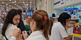 Vacinação contra Influenza nos supermercados garante 1.003 doses aplicadas