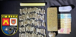 BAEP prende dois homens por tráfico com 1,7 Kg de entorpecentes em cidade da região