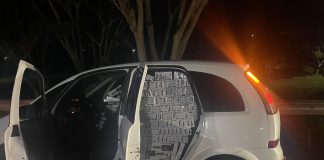 Polícia Rodoviária apreende carro carregado com 15 mil maços de cigarros