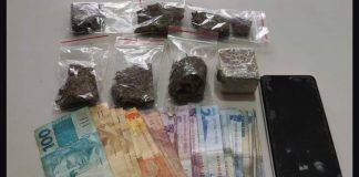 Polícia Militar prende jovem de 23 por tráfico em Presidente Venceslau