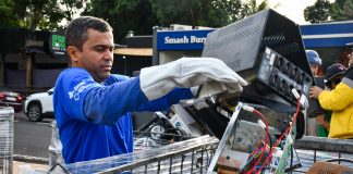 Mutirão e ecoponto arrecadam 47 toneladas de lixo eletrônico