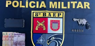 Homem é preso portando revólver .32 no Jardim Cambuci