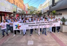 Dia de Combate ao Trabalho Infantil terá caminhada dia 14 de junho no Calçadão