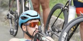 Lucas Santana, atleta da APOP/SEMEPP, sofre forte queda no Pan-Americano de Triatlo