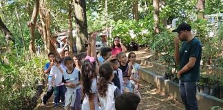 Horto Florestal recebe visita de 40 alunos na Trilha Ecológica na Semana do Meio Ambiente