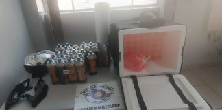 Polícia Militar prende homem que furtou depósito de plásticos durante a madrugada em Prudente